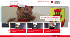 Desktop Screenshot of malteser-warendorf.de